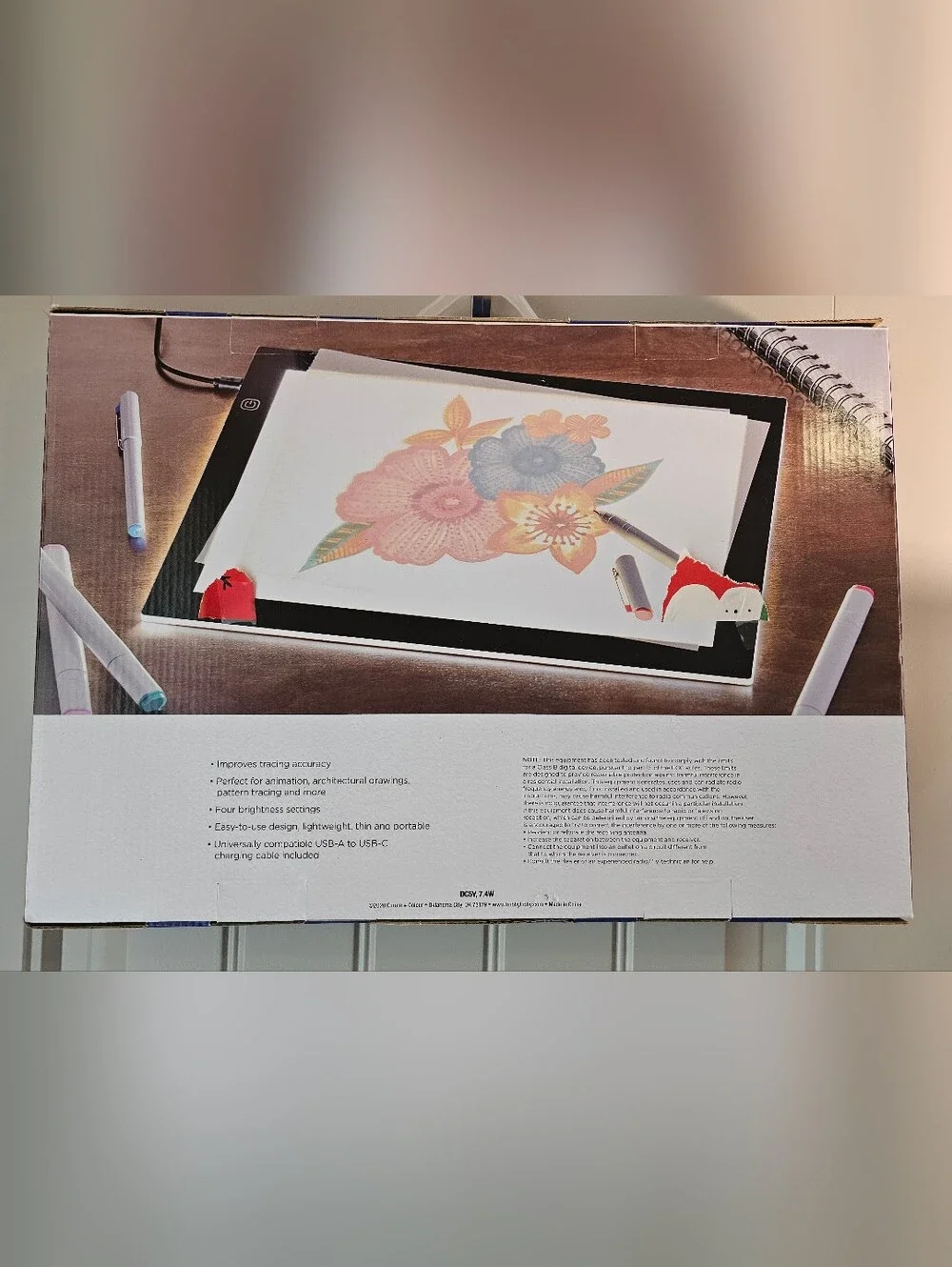 Curate + Colour LED Light Pad Tracing Tablet 9
